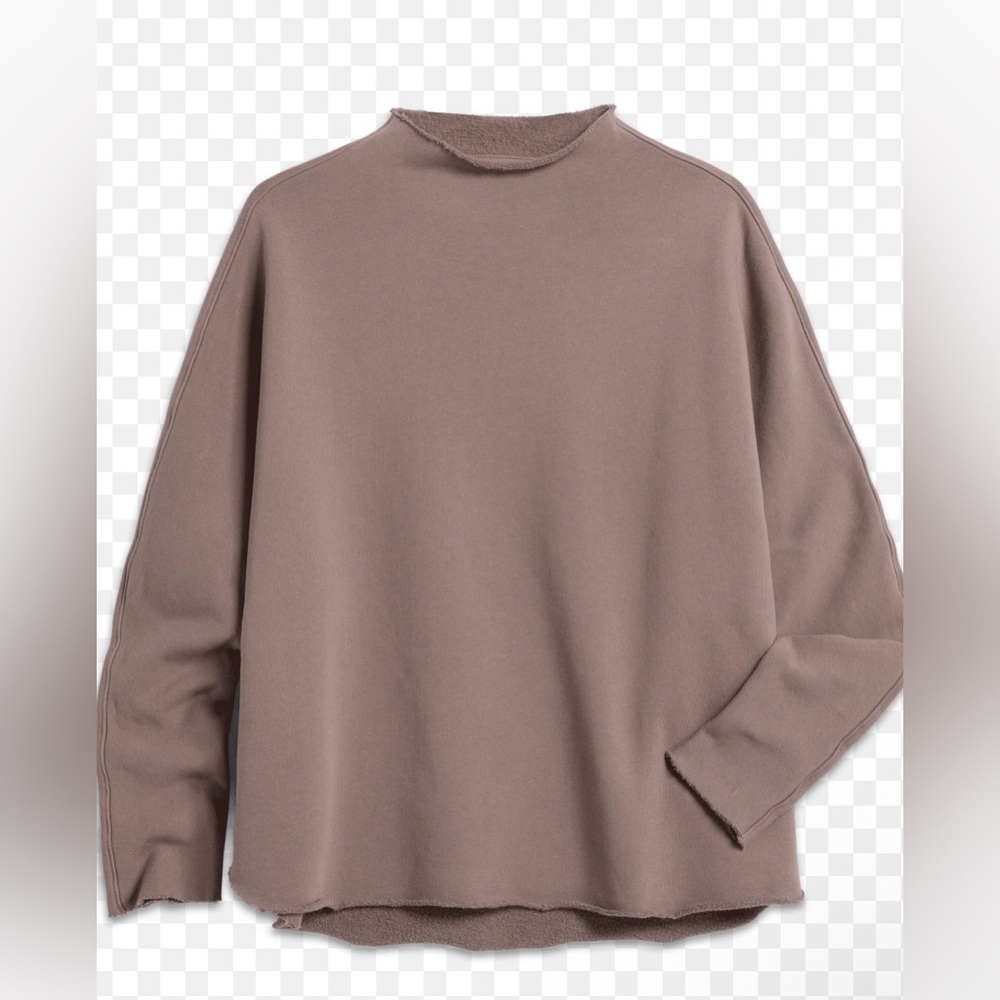 Frank & Eileen Effie Long Sleeve Funnel Neck Capelet L